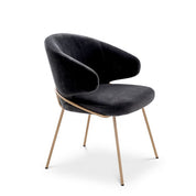 Dining Chair Kinley savona dark grey velvet