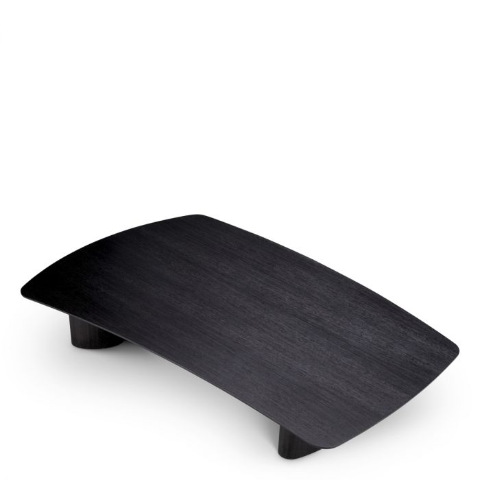 Coffee Table Bergman charcoal grey oak veneer