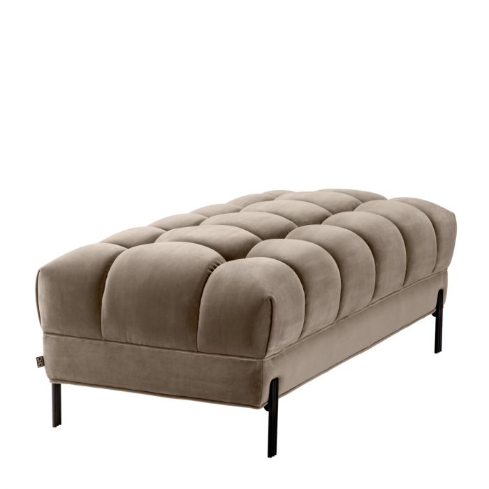 Bench Sienna savona greige velvet