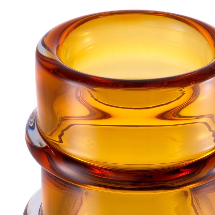 Vase Bloom amber