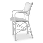 Dining Chair Colony with arm matte white