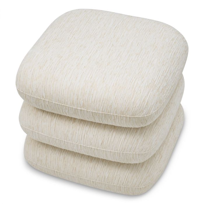 Stool Greenwich Pelton jacquard off-white