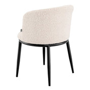 Dining Chair Filmore bouclé cream set of 2