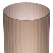 Vase Haight L frosted brown