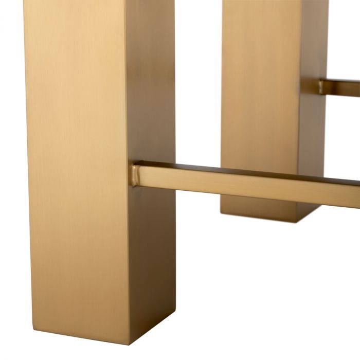 TV Cabinet Drexel brushed brass finish