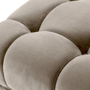 Stool Sienna savona greige velvet