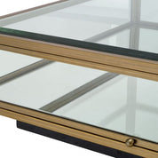 Coffee Table Ryan brushed brass finish