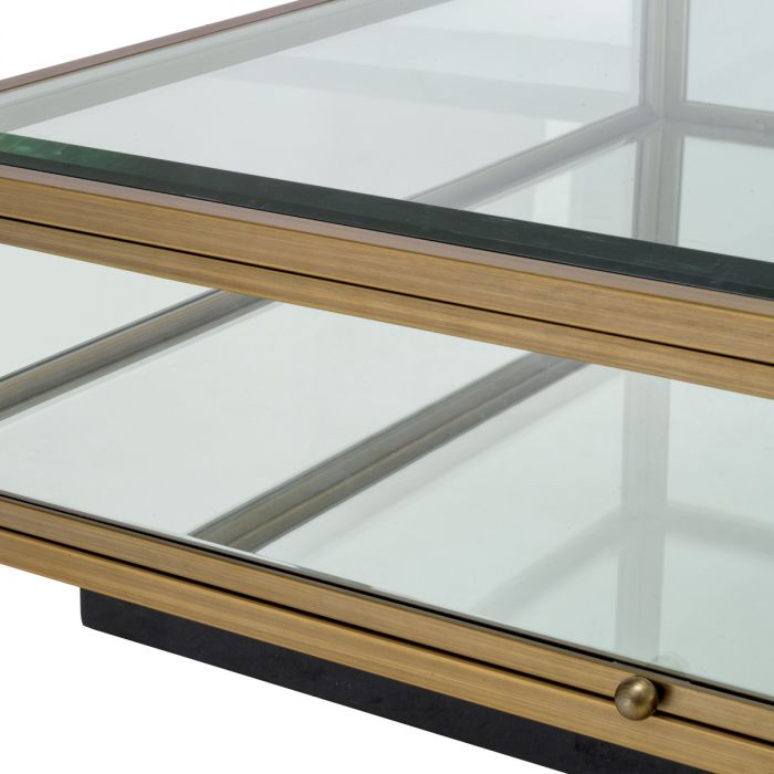 Coffee Table Ryan brushed brass finish