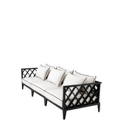 Outdoor Sofa Ocean Club L black sunbrella canvas