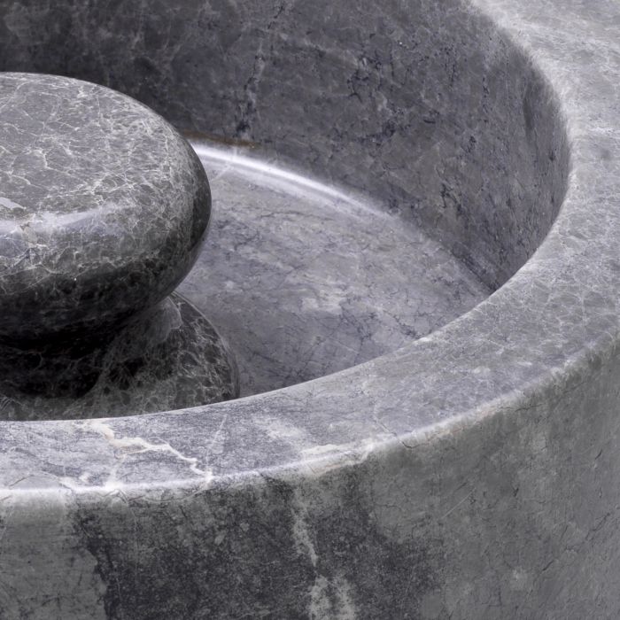 Ashtray Poulsen grey marble