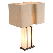 Table Lamp Graham bronze highlight finish incl shade
