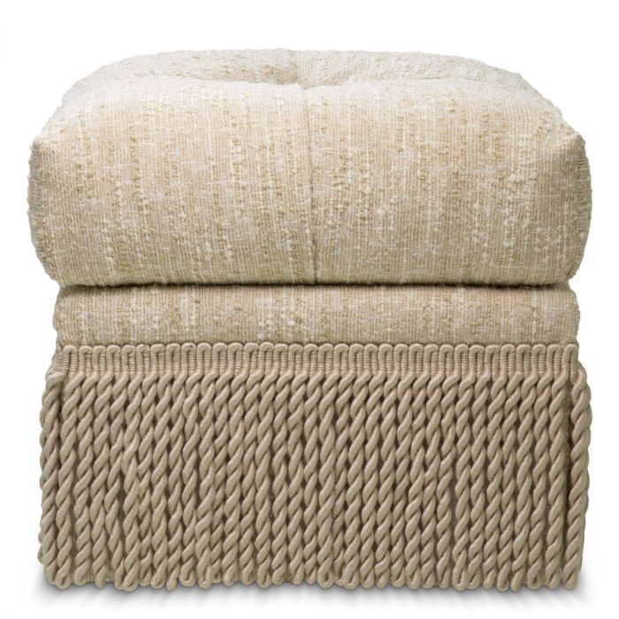 Stool Dorantes bouclé sonata cream