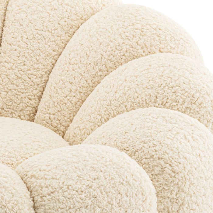 Swivel Chair Mello faux shearling