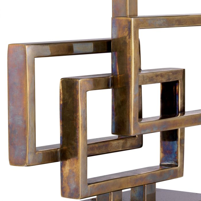 Table Lamp Windolf vintage brass finish incl shade