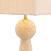 Table Lamp Novak travertine incl shade