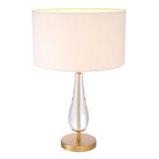 Table Lamp Stilla antique brass finish incl shade