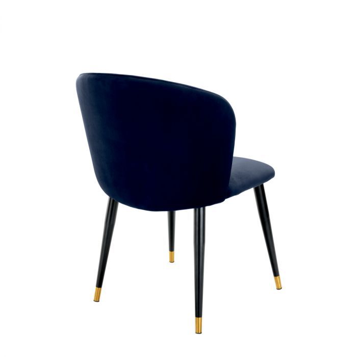 Dining Chair Volante savona midnight blue velvet