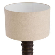 Table Lamp Gilardon bronze highlight finish incl shade