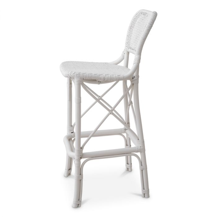 Bar Stool Colony matte white