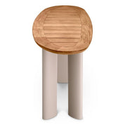 Outdoor Console Table Free Form natural teak