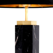 Table Lamp Newman black marble incl shade