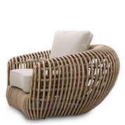 Outdoor Chair Siderno viola sand faux rattan