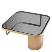 Coffee Table Numa brushed brass finish