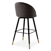Bar Stool Cooper roche dark grey velvet set of 2