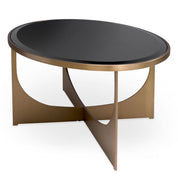 Coffee Table Elegance brushed brass finish