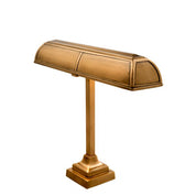Desk Lamp Banker Trust antique brass finish