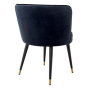 Dining Chair Grenada savona midnight blue velvet