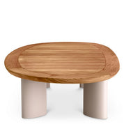 Outdoor Coffee Table Free Form natural teak