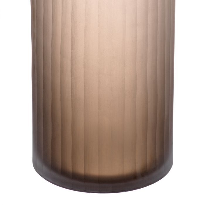 Vase Haight S frosted brown
