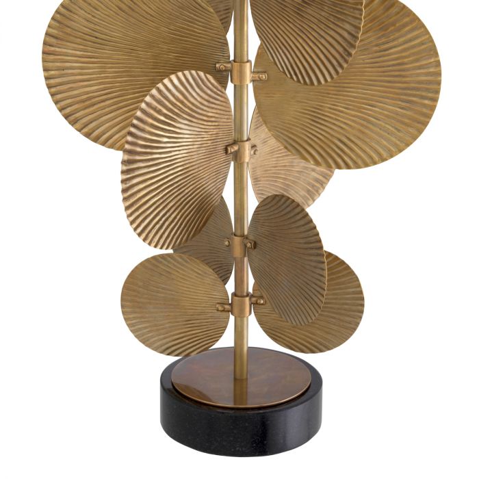 Table Lamp Mito vintage brass finish incl shade