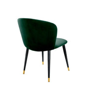 Dining Chair Volante roche dark green velvet