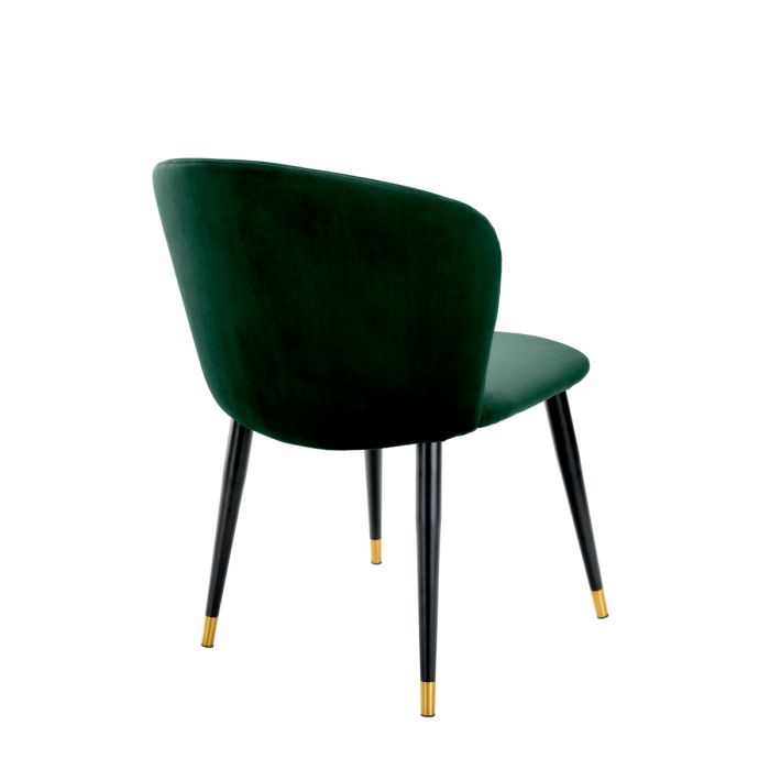 Dining Chair Volante roche dark green velvet