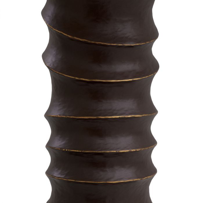 Table Lamp Gilardon bronze highlight finish incl shade