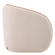 Chair San Marino Left sarra off-white tressa orange