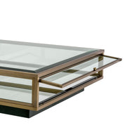 Coffee Table Ryan brushed brass finish