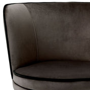 Dining Chair Grenada savona grey velvet