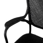 Dining Chair Colony with arm matte black