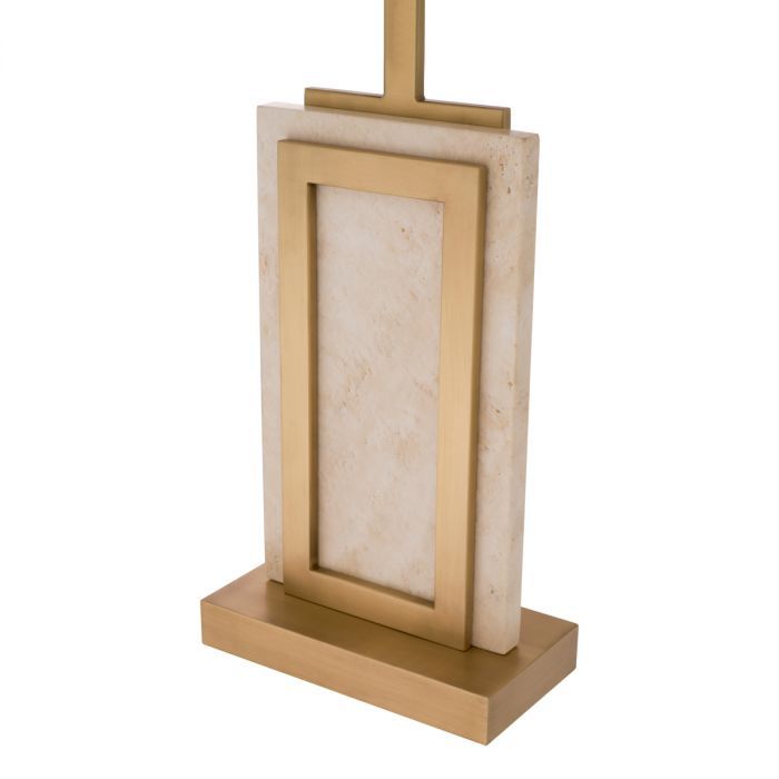 Table Lamp Murray travertine incl shade