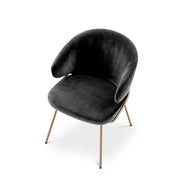 Dining Chair Kinley savona dark grey velvet