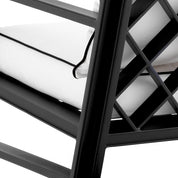 Outdoor Chair Como black sunbrella canvas