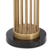 Table Lamp Condo antique brass finish incl shade