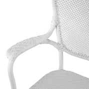 Dining Chair Colony with arm matte white