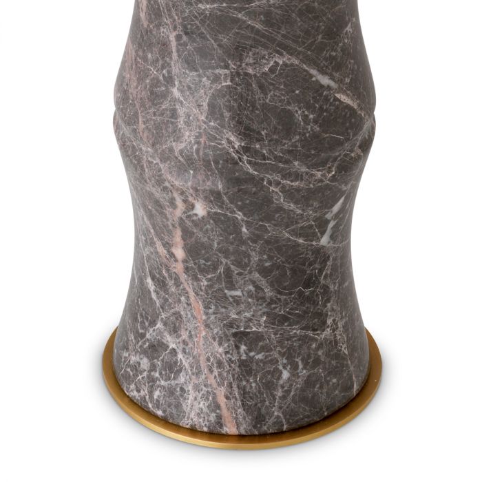 Table Lamp Bonny grey marble incl shade