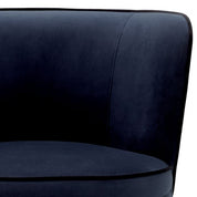 Dining Chair Grenada savona midnight blue velvet
