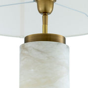 Table Lamp Lxry alabaster incl shade