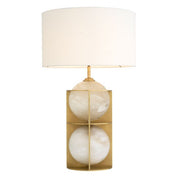 Table Lamp Eternity antique brass finish incl shade